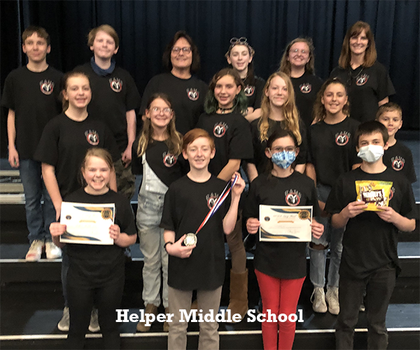 Helper Middle School Team Picture